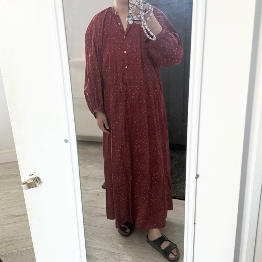 Christy Dawn red print axi dress size S